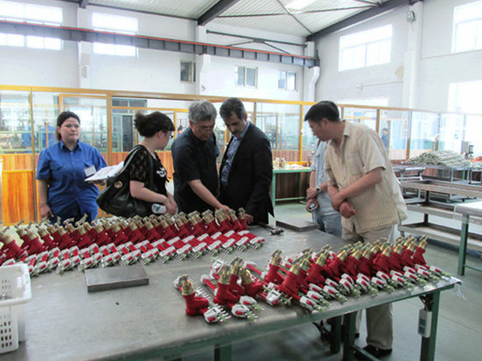 2014-6-16 伊朗客戶來我公司參觀考察