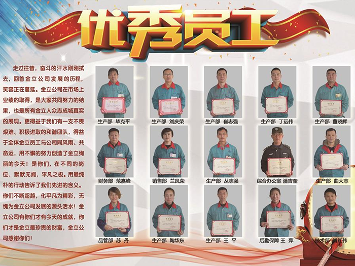 2017年質(zhì)量標(biāo)兵和優(yōu)秀員工